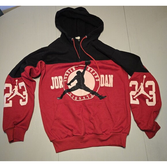 Vintage 90's Nike Air Jordan JumpmanLarge Black Red White Pullover